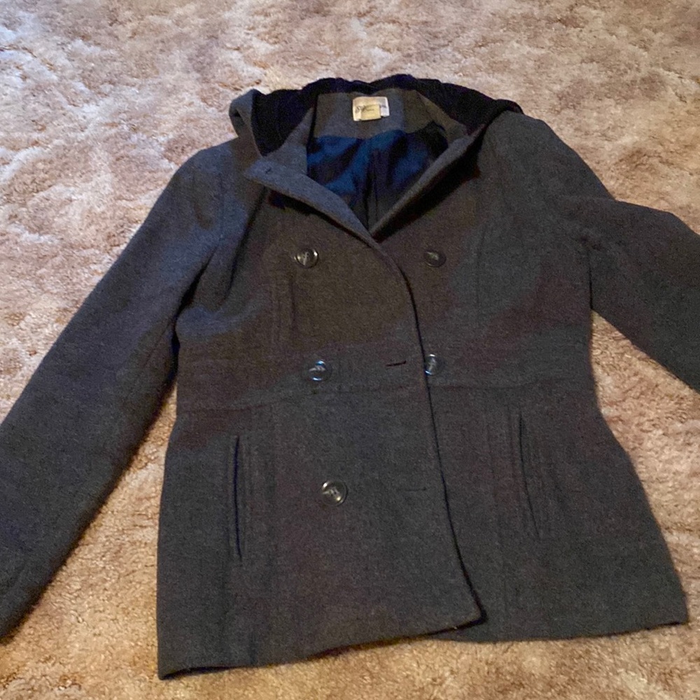 Wool blend coat